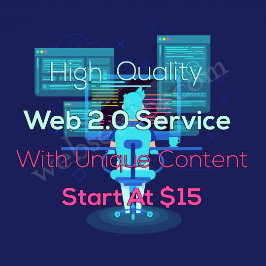 High Quality Web 2.0 Service With Unique Content (Multi Tier)